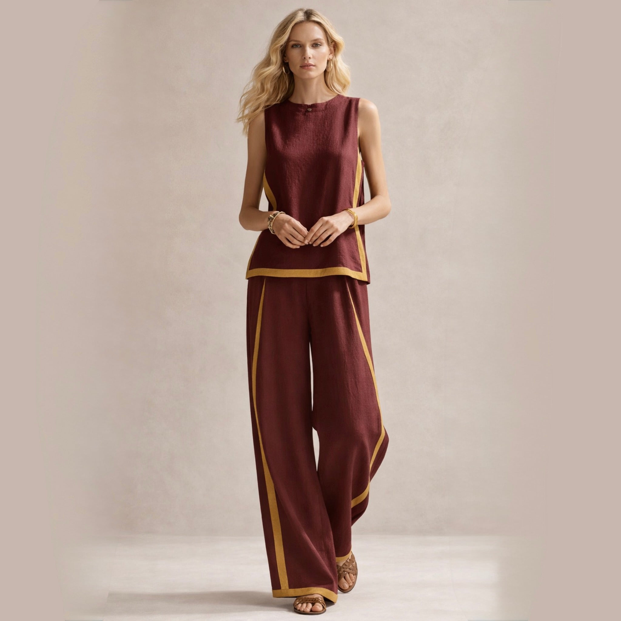 Sophie | Elegantan Set Sa Širokim Nogu