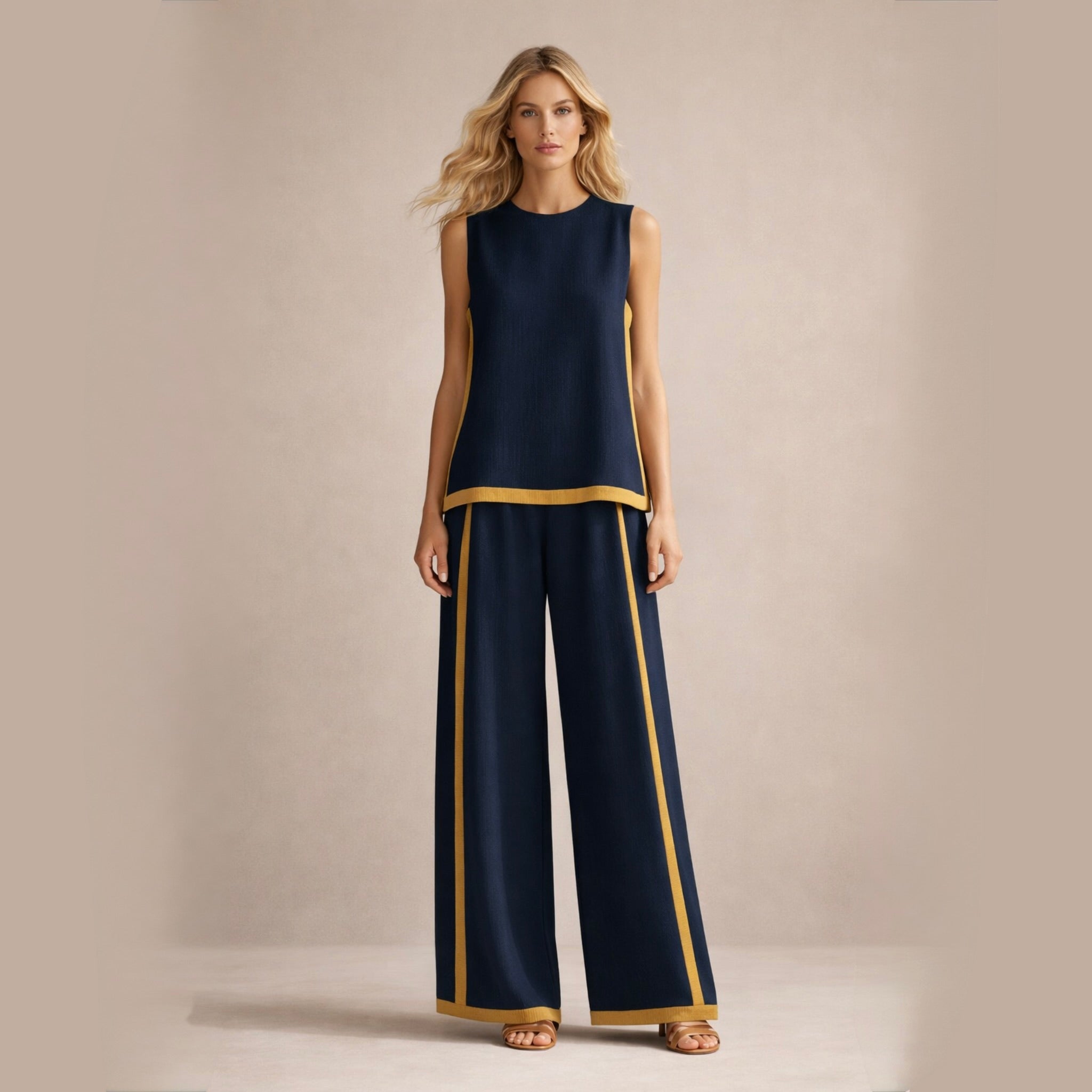 Sophie | Elegantan Set Sa Širokim Nogu