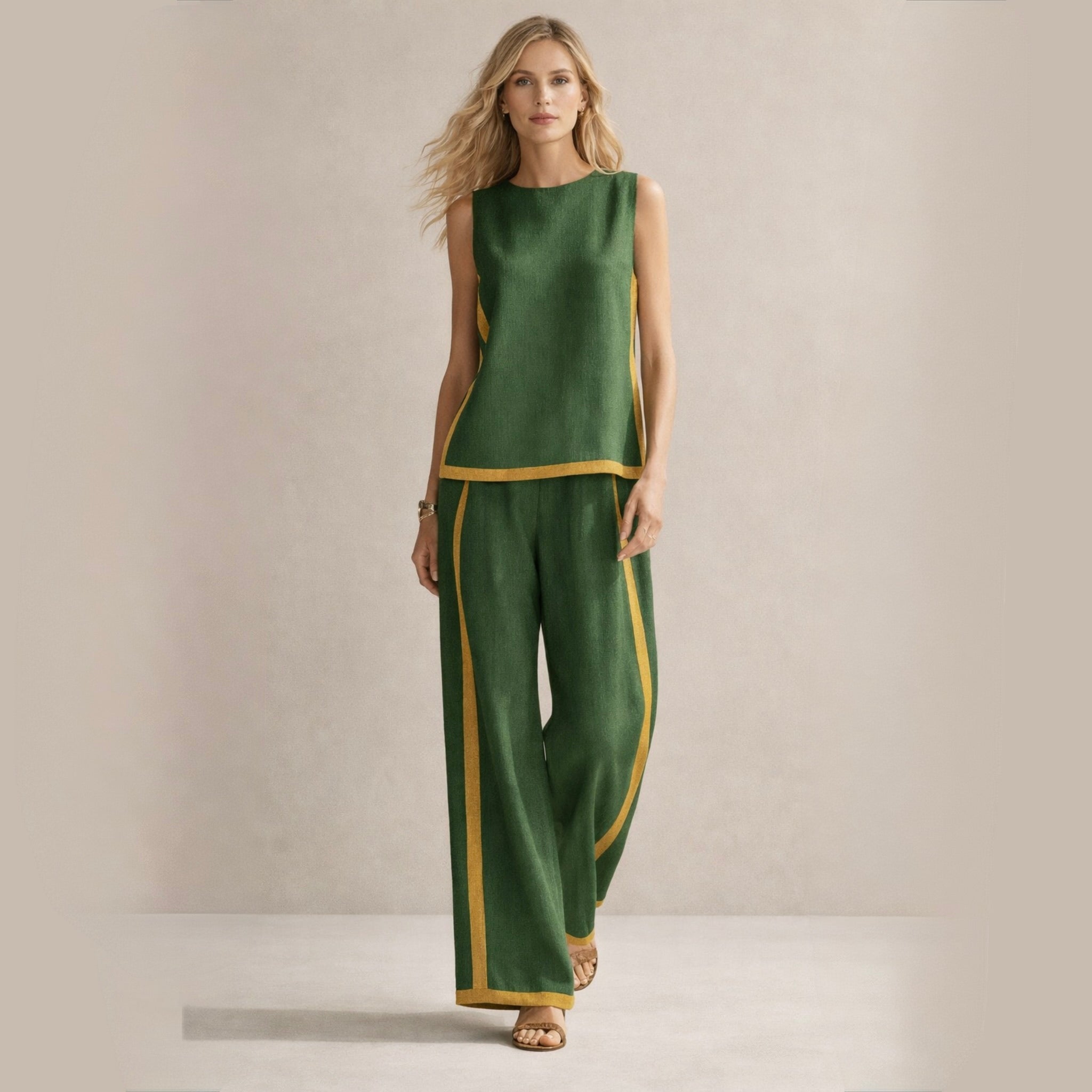 Sophie | Elegantan Set Sa Širokim Nogu